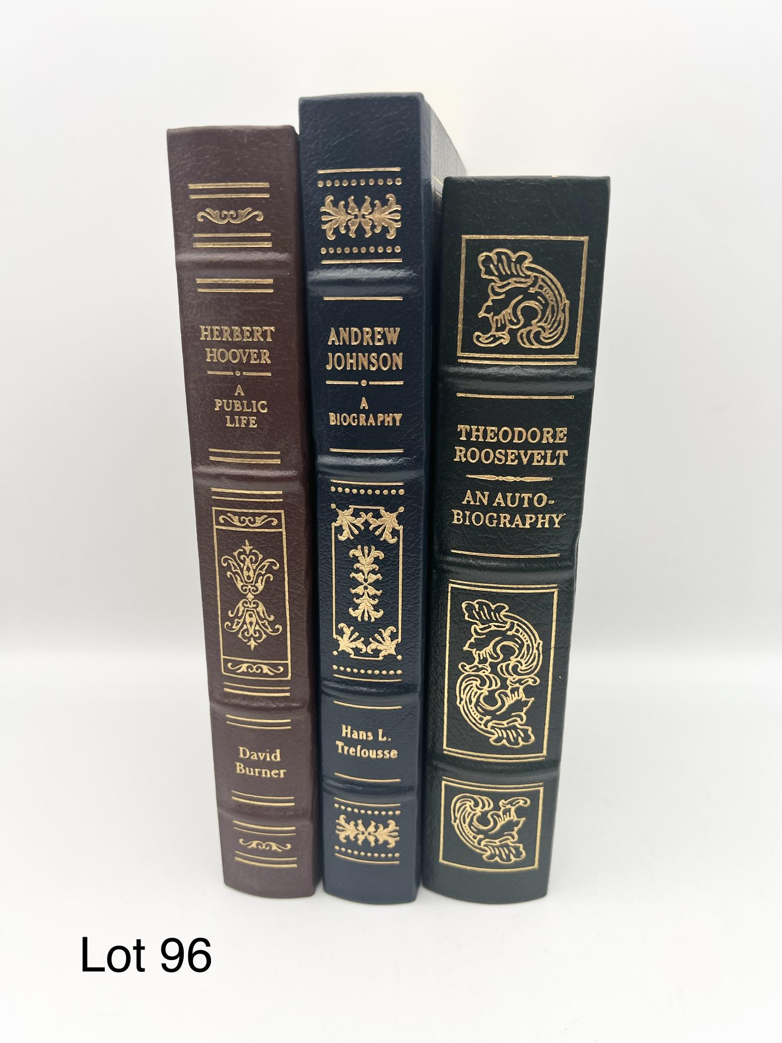 Group of 3 Easton Press collectors editions related to American Presidents (1 of 13)
