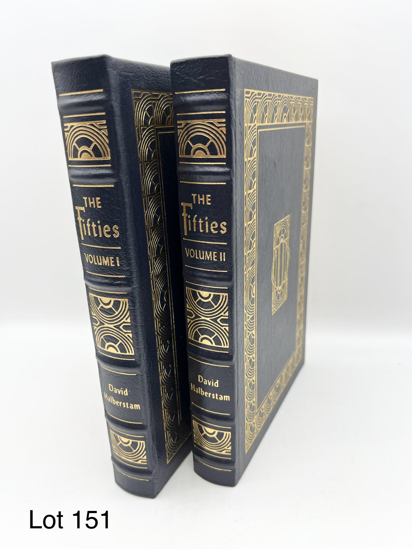 Easton Press, collectors edition, two volume set of "The Fifties" by David Halberstam (1 of 7)
