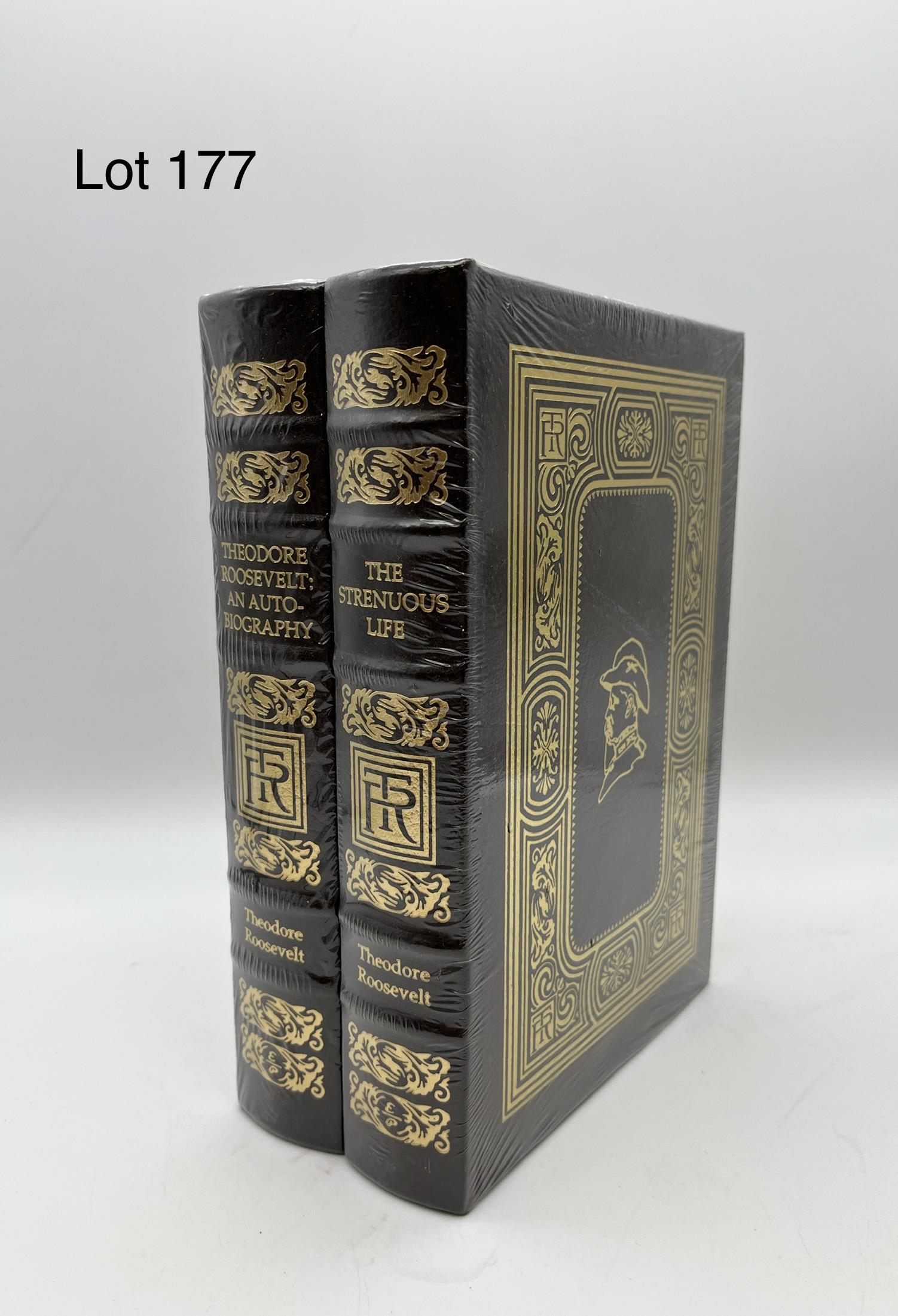 Pair of Easton Press Books by Theodore Roosevelt (1 of 5)