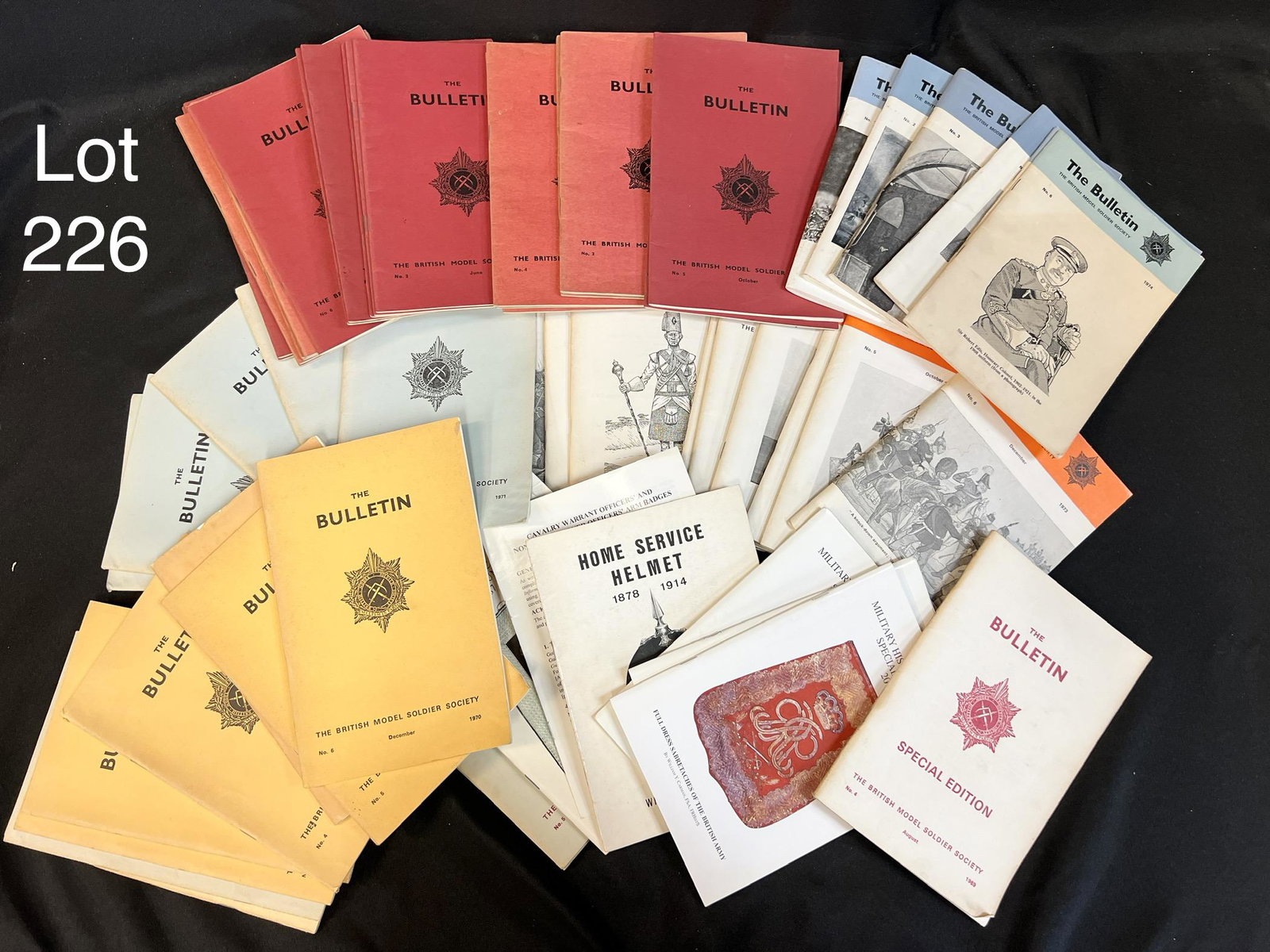 Lot Of 50 Booklets From The British Model Soldier Society (1 of 5)