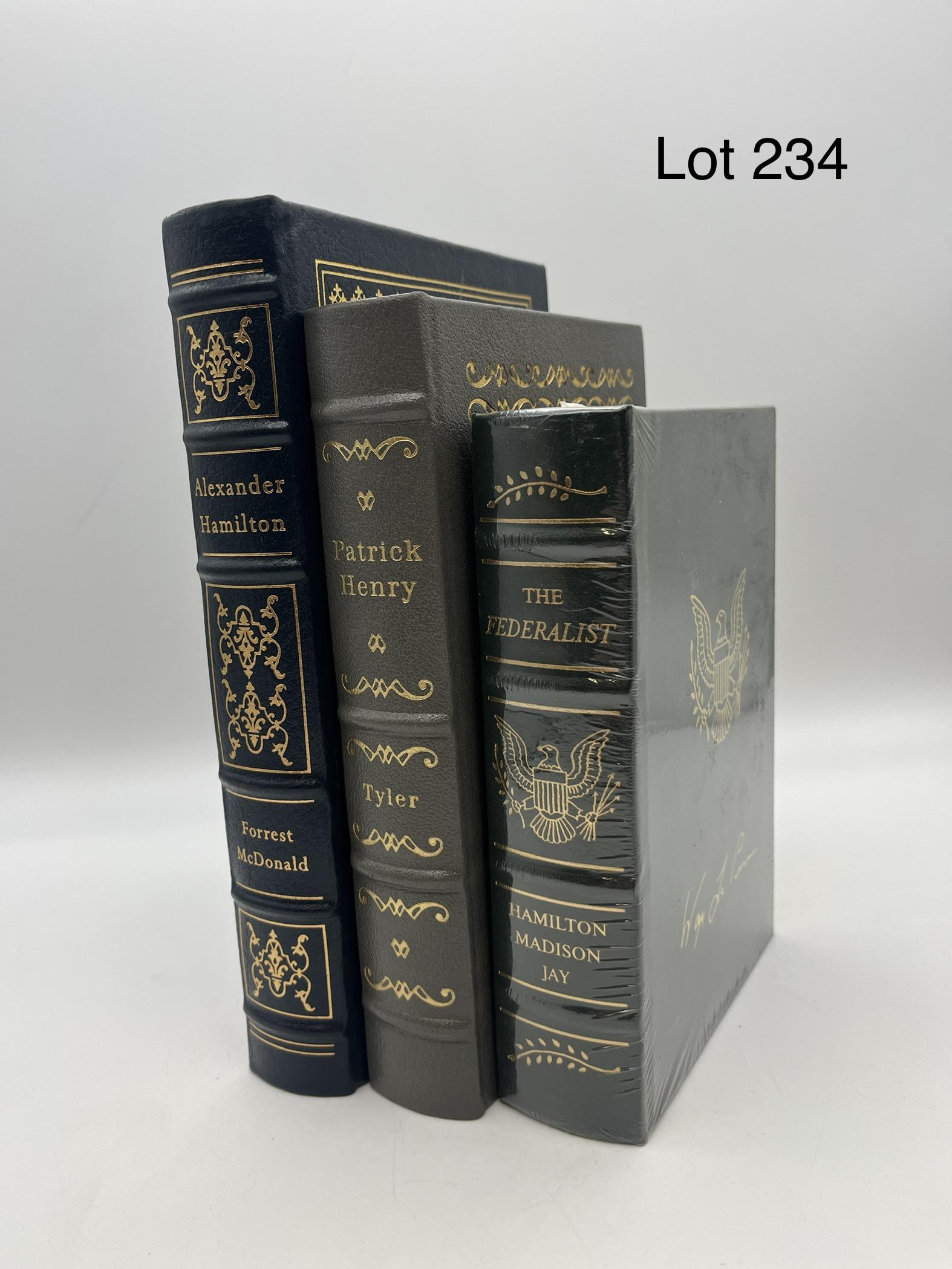 Trio of Easton Press Books Featuring Alexander Hamilton (1 of 8)