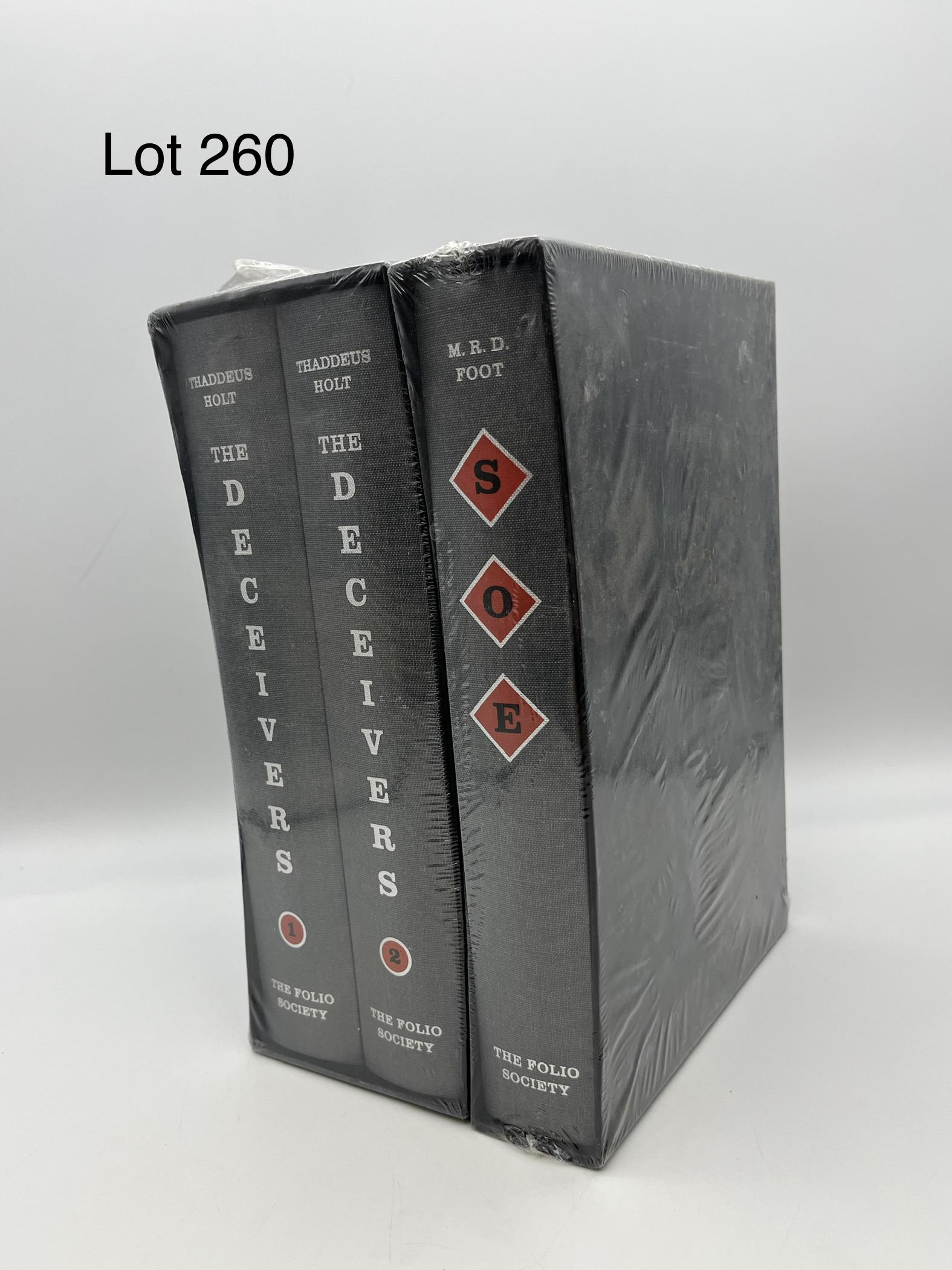 Pair Of Folio Society Published Books, "S.O.E." And "The Deceivers" (1 of 6)