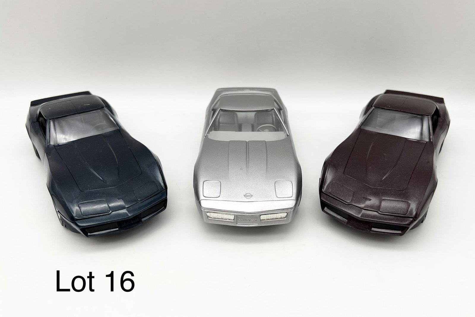 Trio of AMT-Ertl 1980s Model Corvettes (1 of 11)
