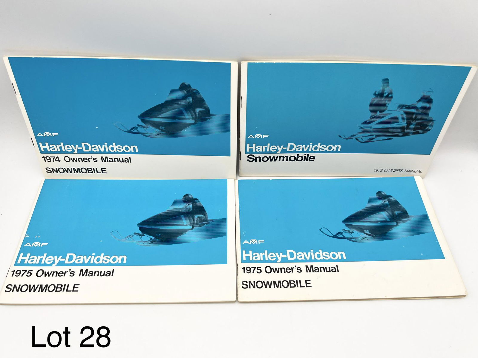 Lot of NOS 1970s Harley-Davidson Snowmobile Owner's Manuals (1 of 5)