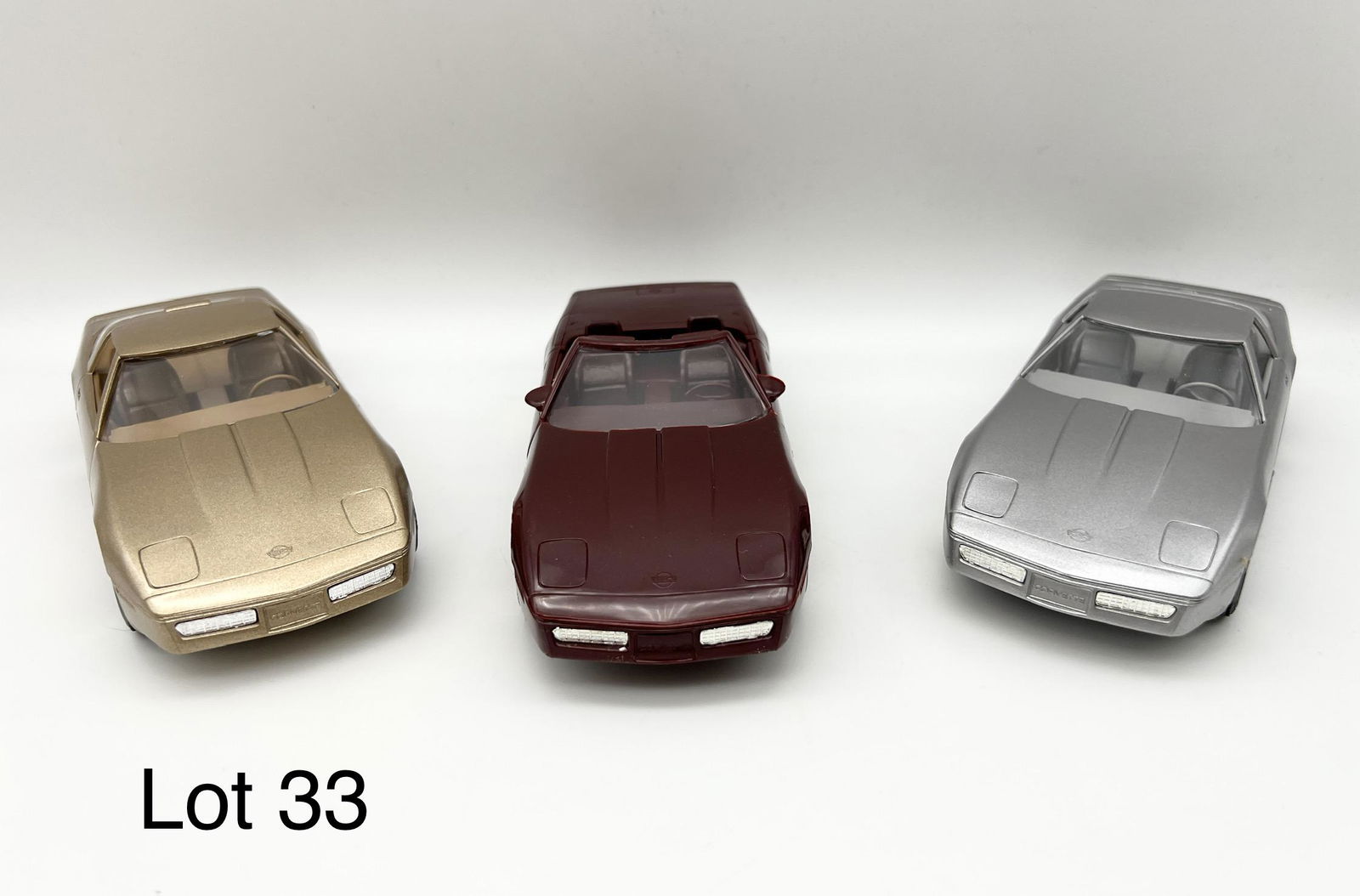 Lot of AMT-Ertl 1980s Model Corvettes (1 of 8)