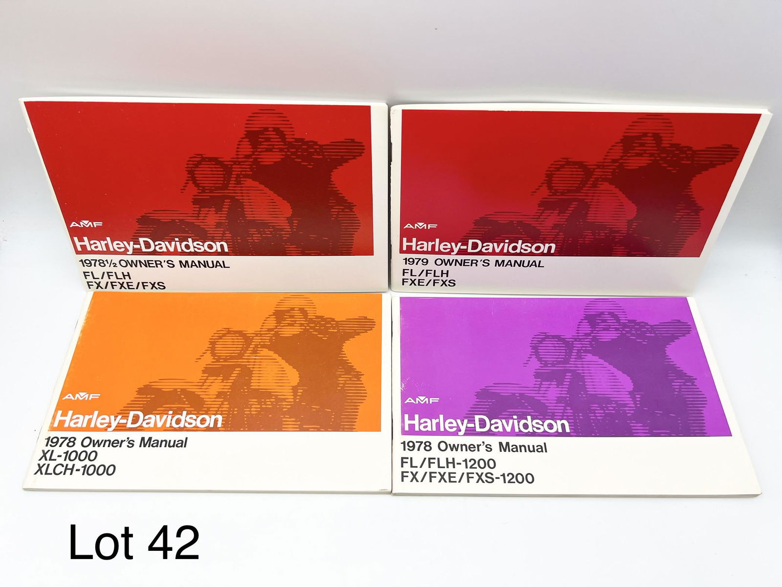 Lot of 1970s Harley-Davidson Owner's Manuals Including NOS (1 of 5)