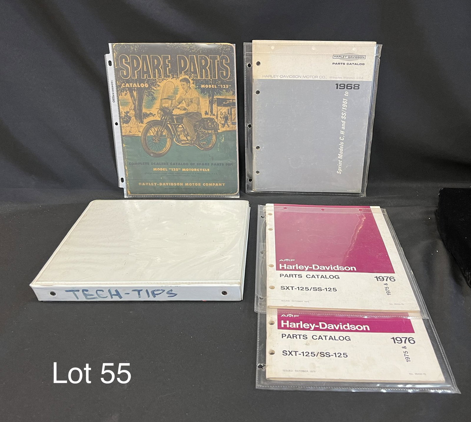 Mixed Selection of Harley-Davidson Manuals and Catalogs (1 of 11)