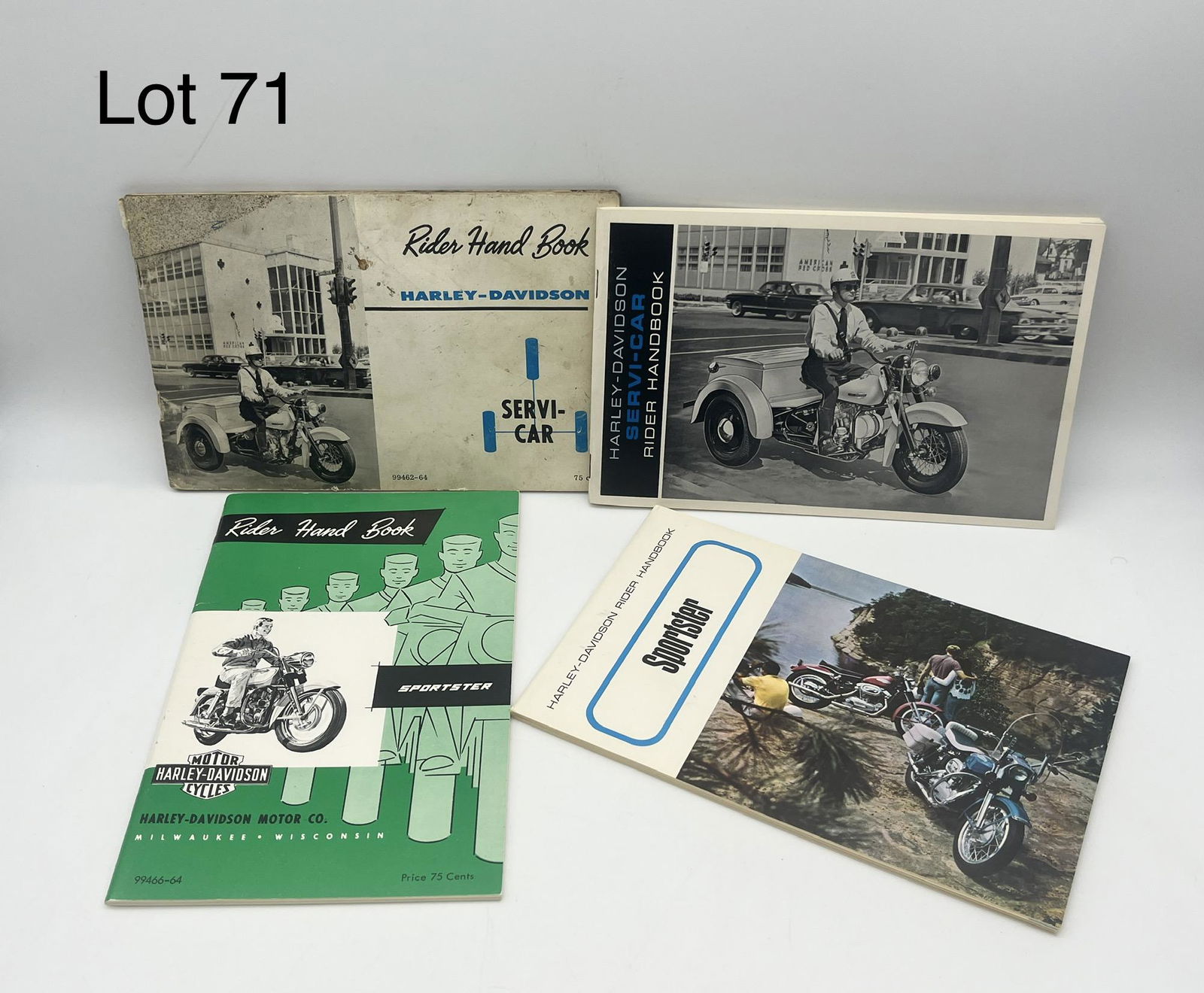 Selection of 1960s Harley-Davidson Rider Hand Books (1 of 12)