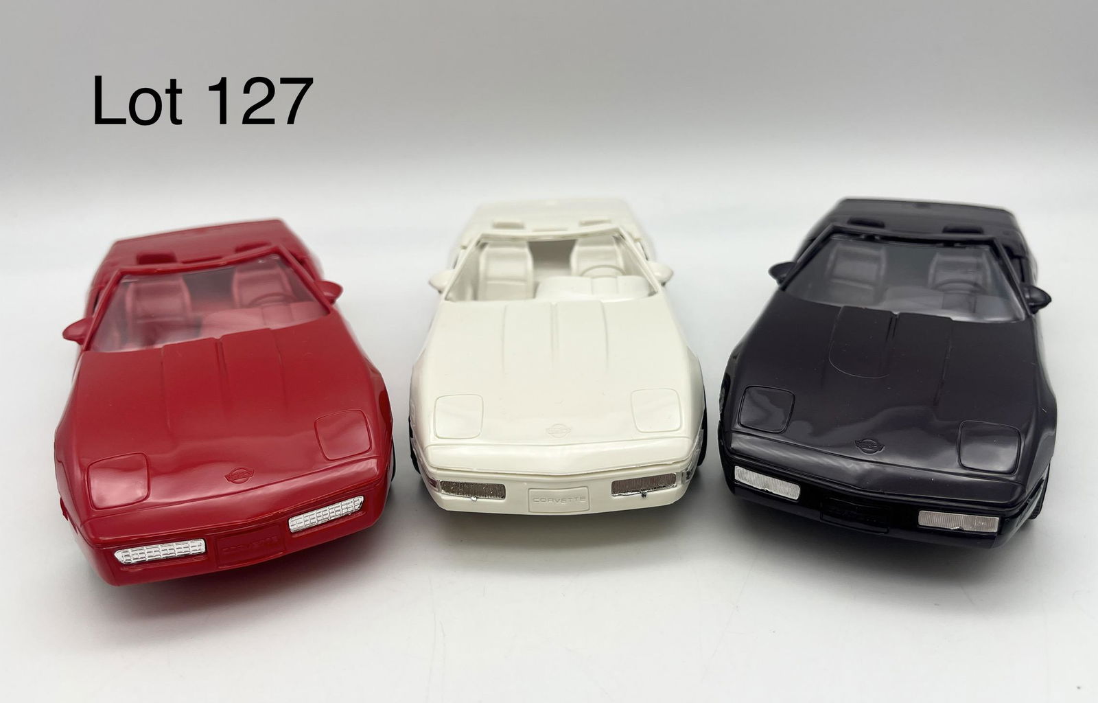 Trio of AMT-Ertl 1990s Model Corvettes (1 of 8)