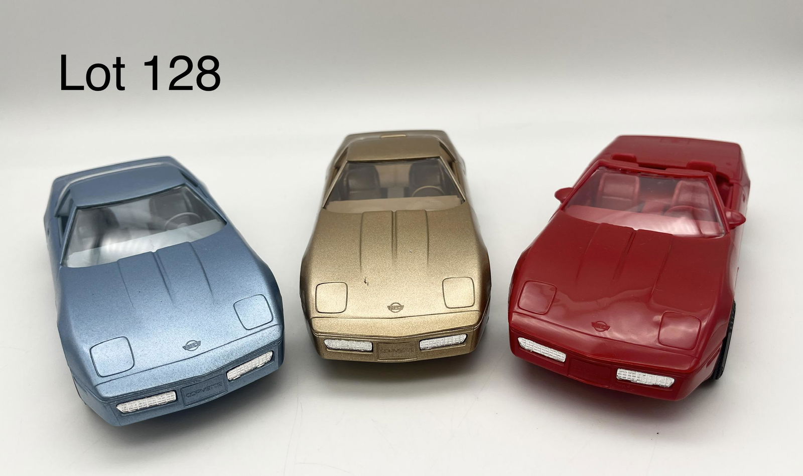 Trio of AMT-Ertl 1980s Model Corvettes (1 of 8)