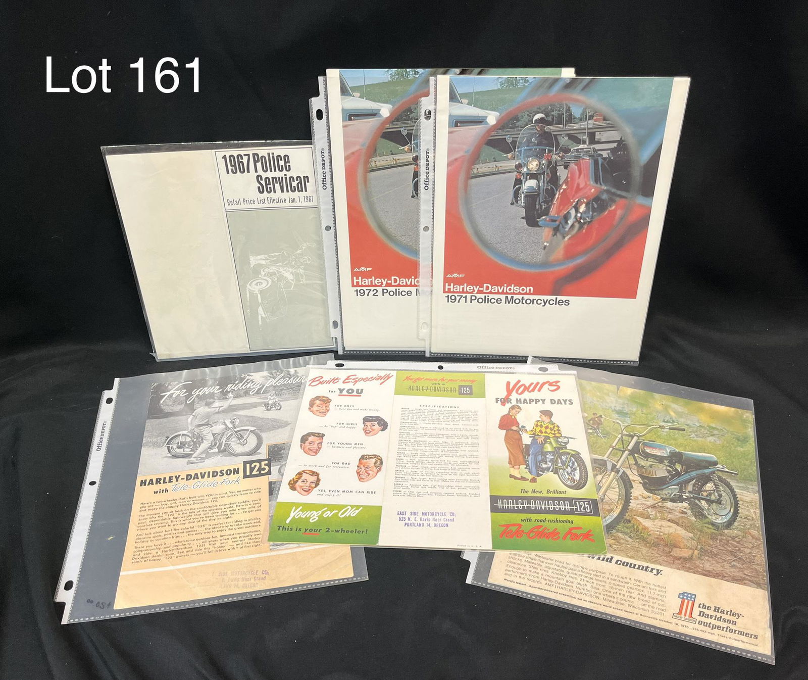 Mixed Collection of Pre-1980s Harley-Davidson Ephemera (1 of 10)