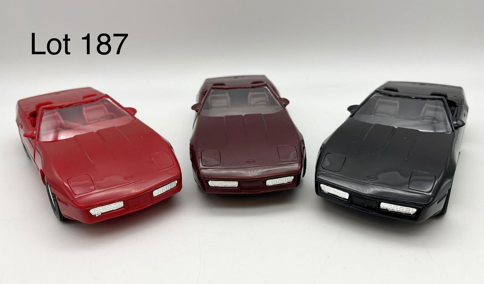 Trio Of Amt-ertl 1980s Model Corvettes Auction