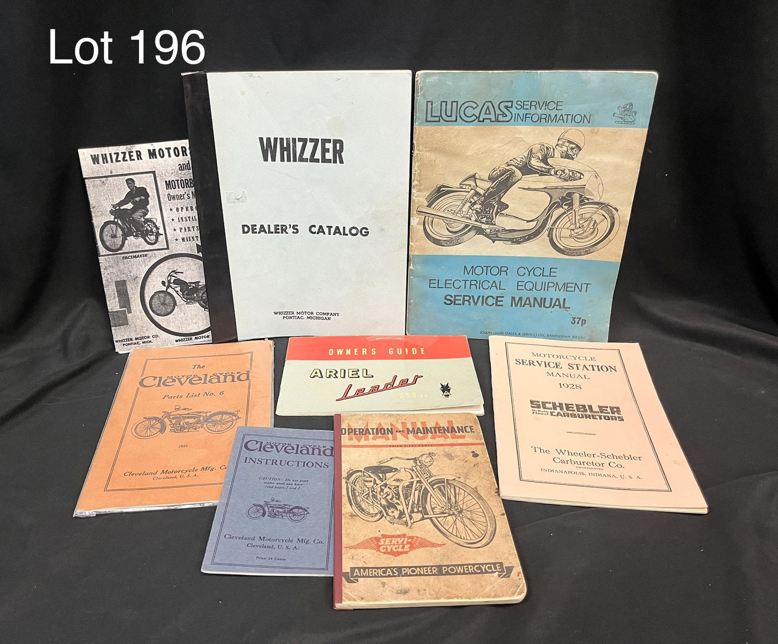 Mixed Lot of Vintage Motorcyclist's Catalogs and Manuals (1 of 20)