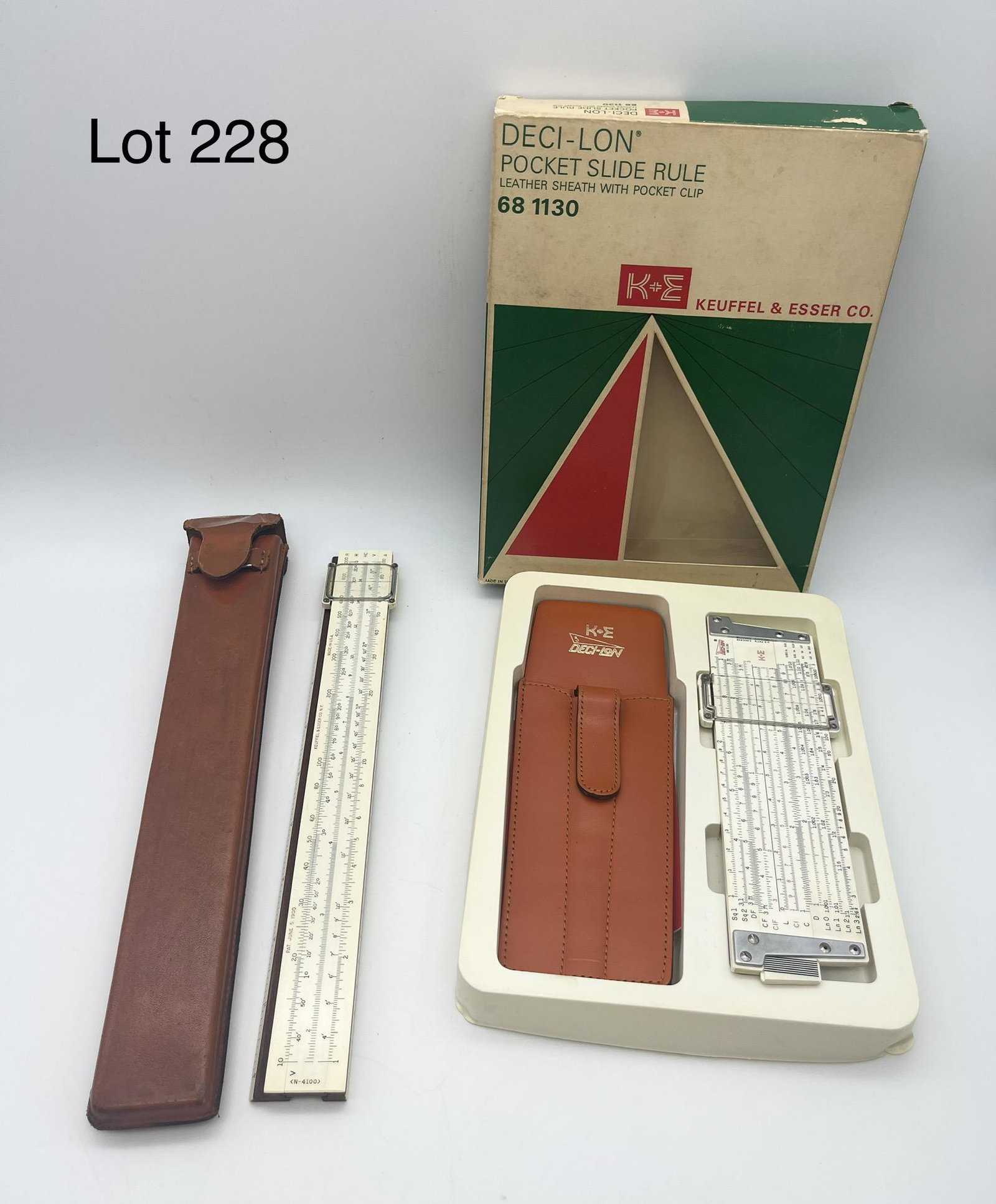 Pair of Vintage K&E Slide Rules (1 of 10)