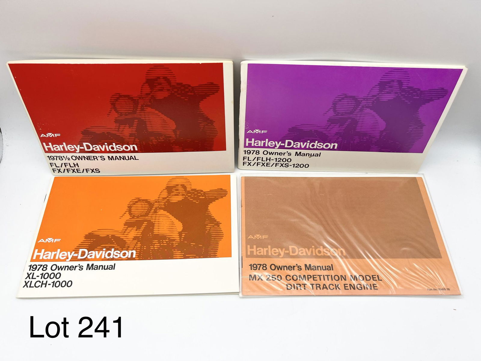 Lot of NOS 1978 Harley-Davidson Owner's Manuals (1 of 5)