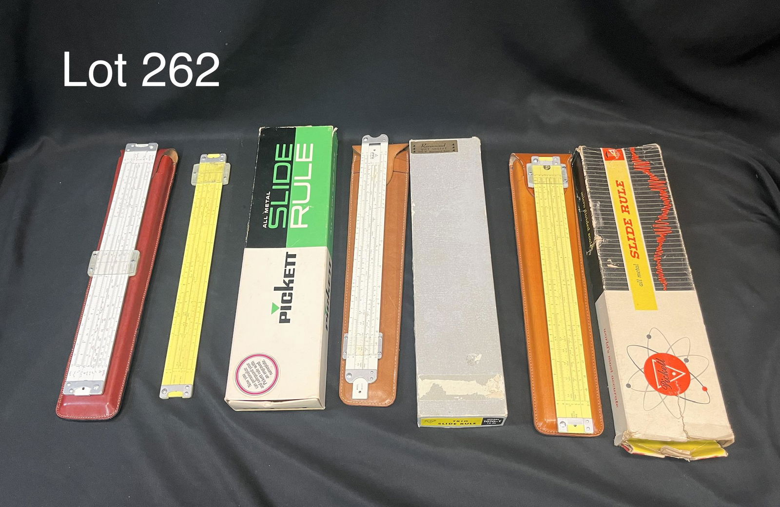 Mixed Selection of Vintage Pickett Slide Rules (1 of 10)