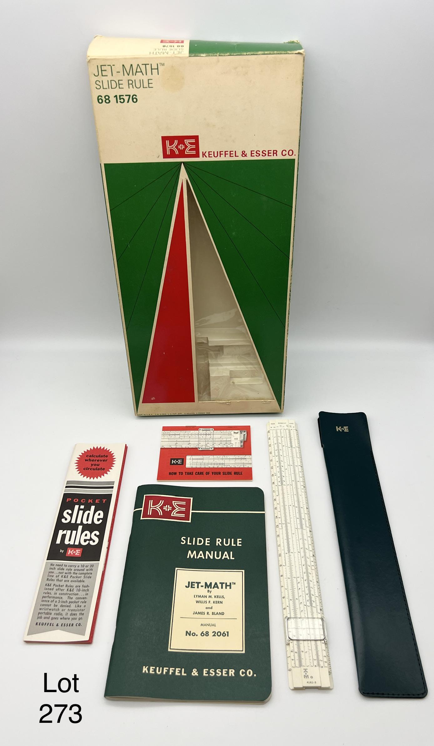 Vintage Keuffel and Esser Co. Jet-Math Slide Rule (1 of 6)