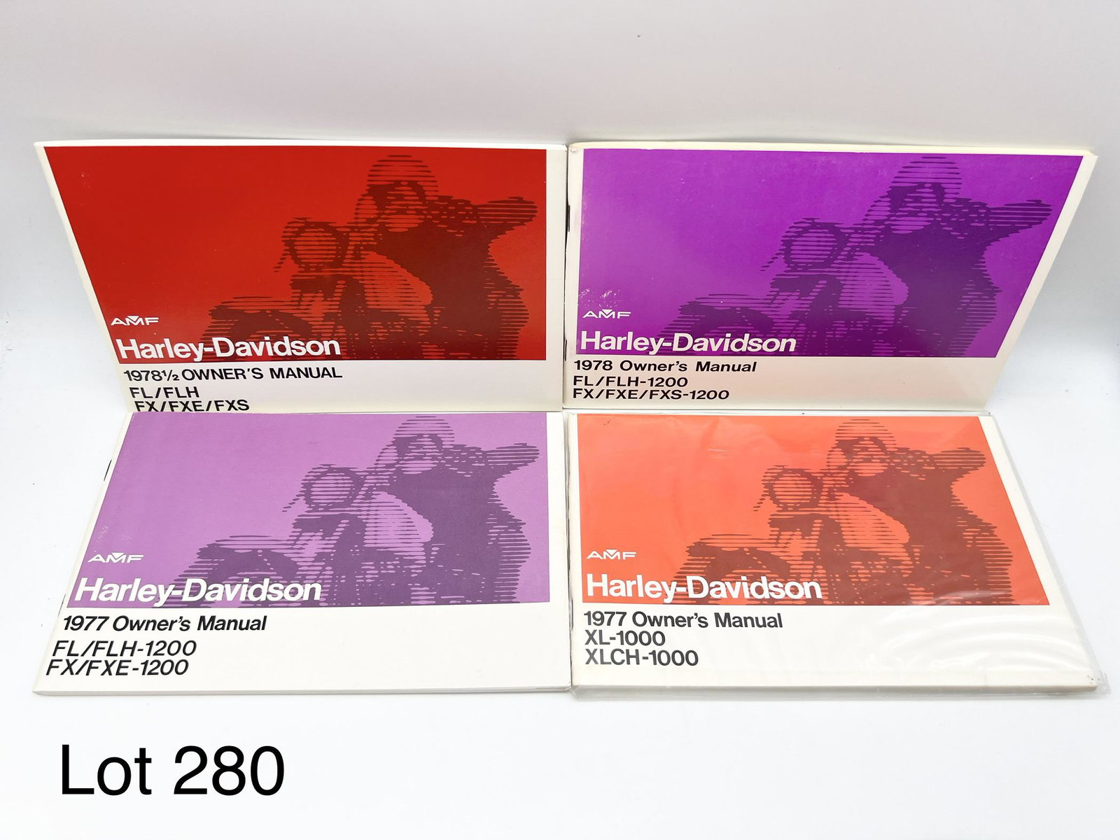 Collection of 1977-78 Harley-Davidson Owner's Manuals (1 of 5)