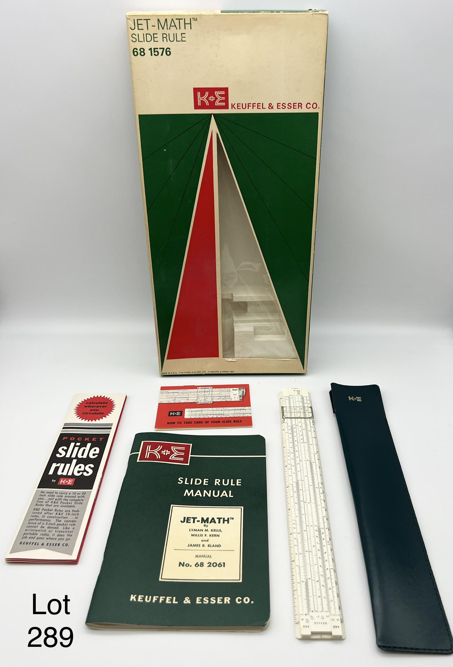 Vintage Keuffel and Esser Co. Jet-Math Slide Rule (1 of 8)