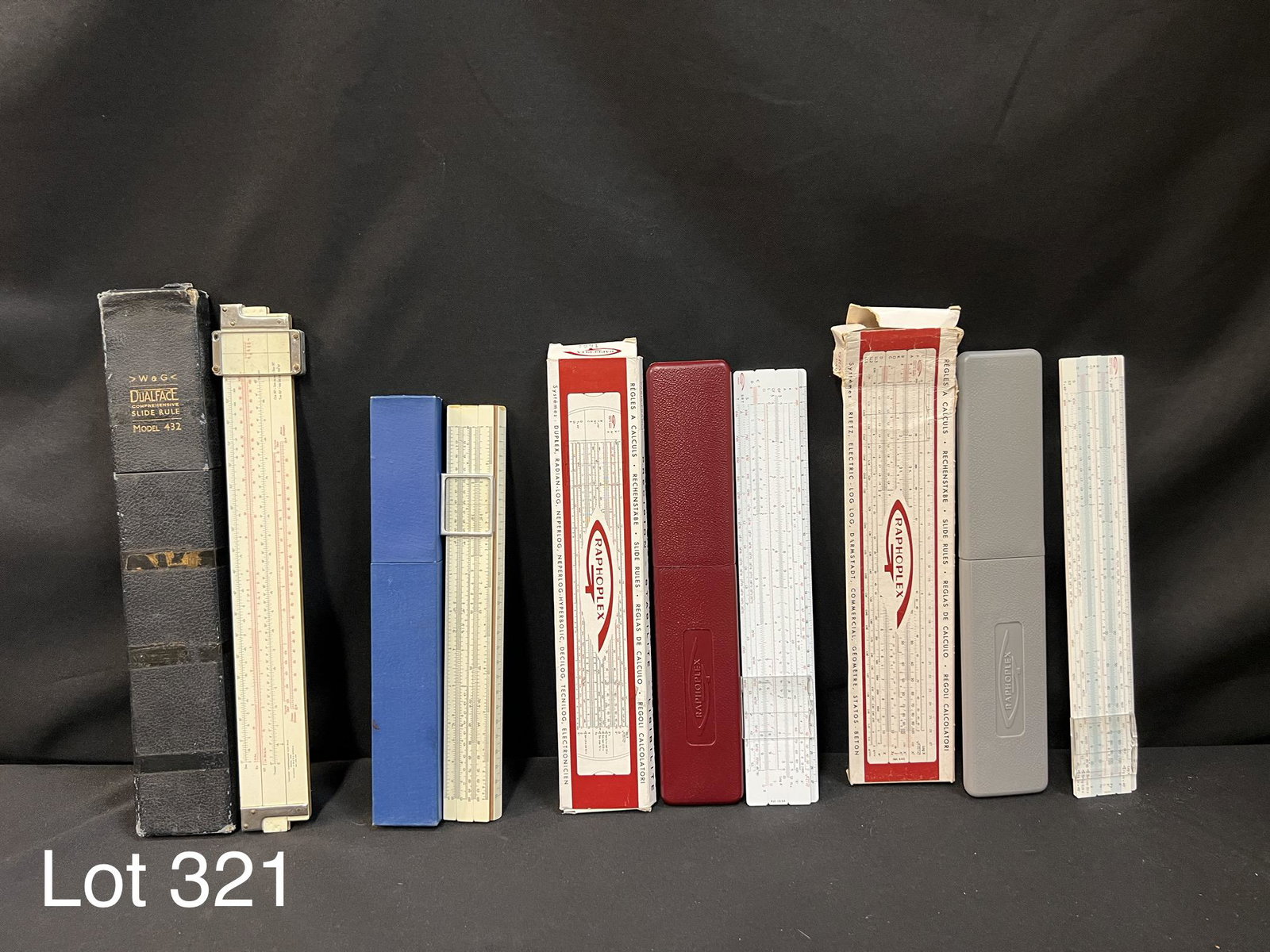 Group of Vintage Internationally Made Slide Rules (1 of 9)