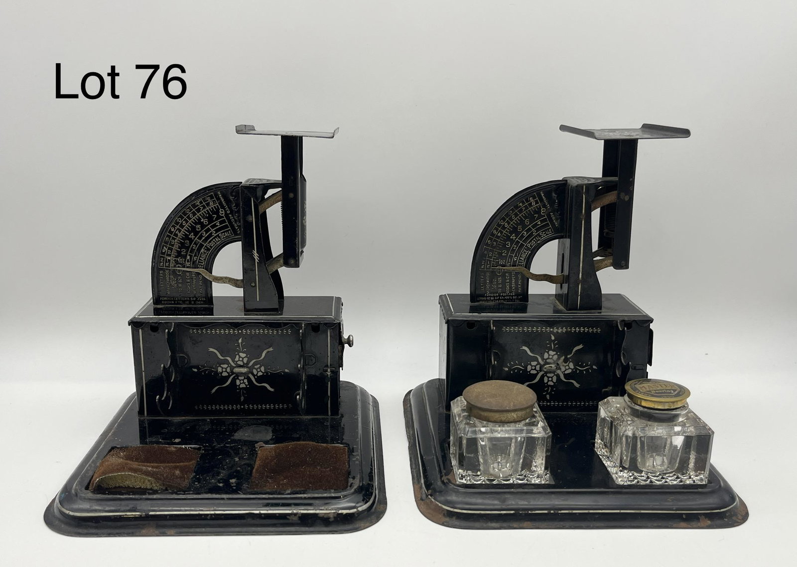 Pair of Antique Reliance Postal Scales (1 of 9)
