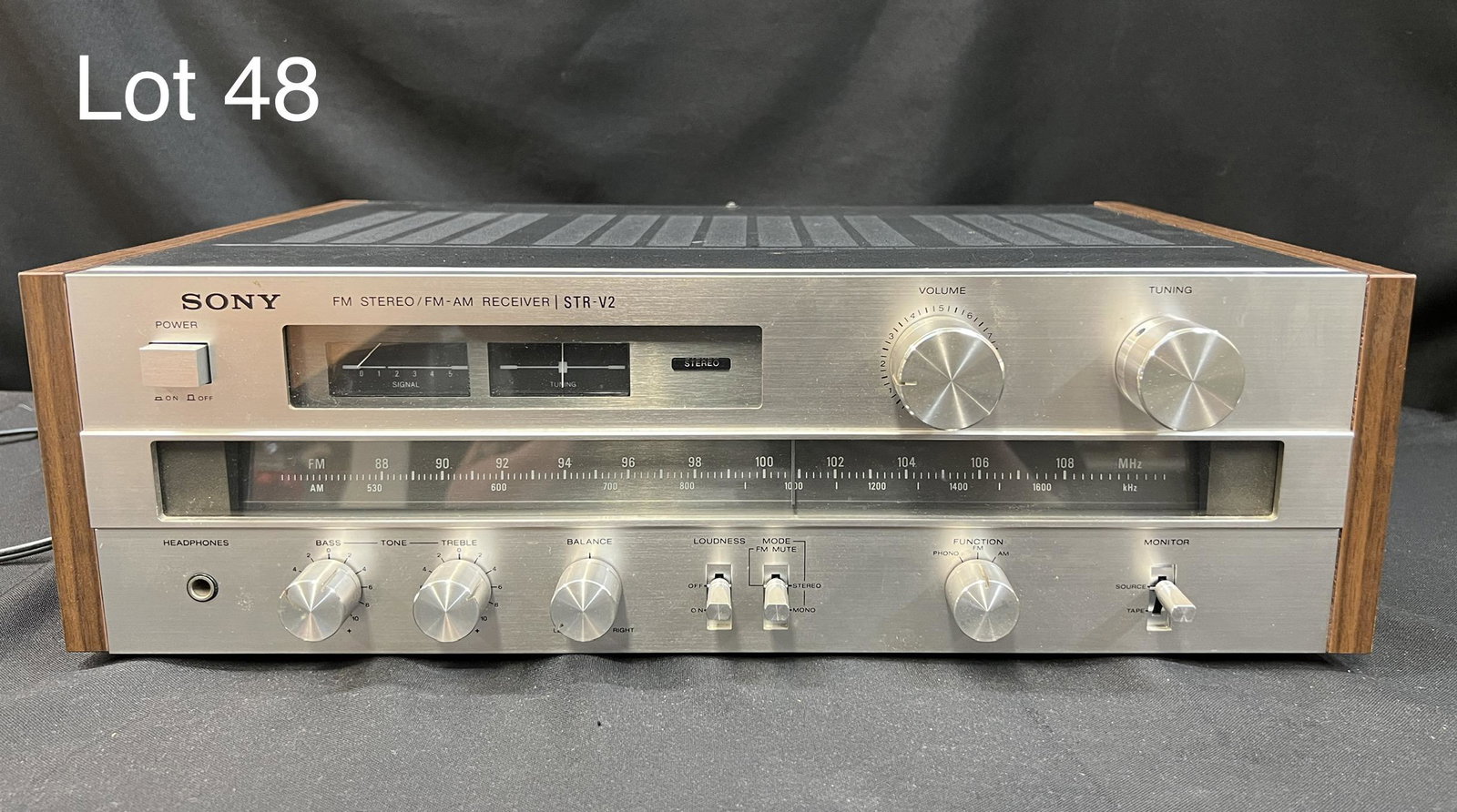 Sony Stereo AM/FM Receiver STR-V2 (1 of 9)