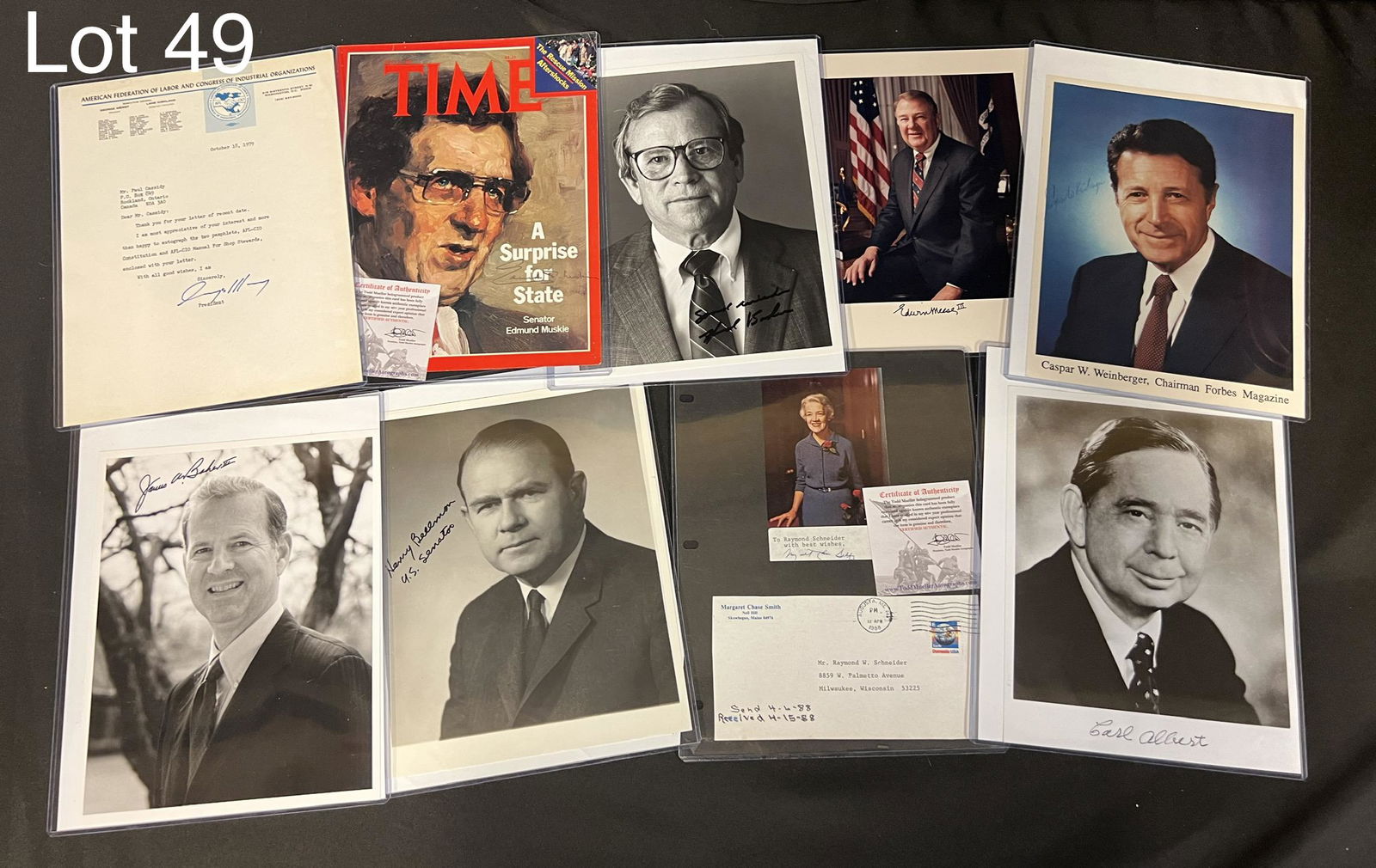 Group of Autographed Photos of Political Figures (1 of 18)