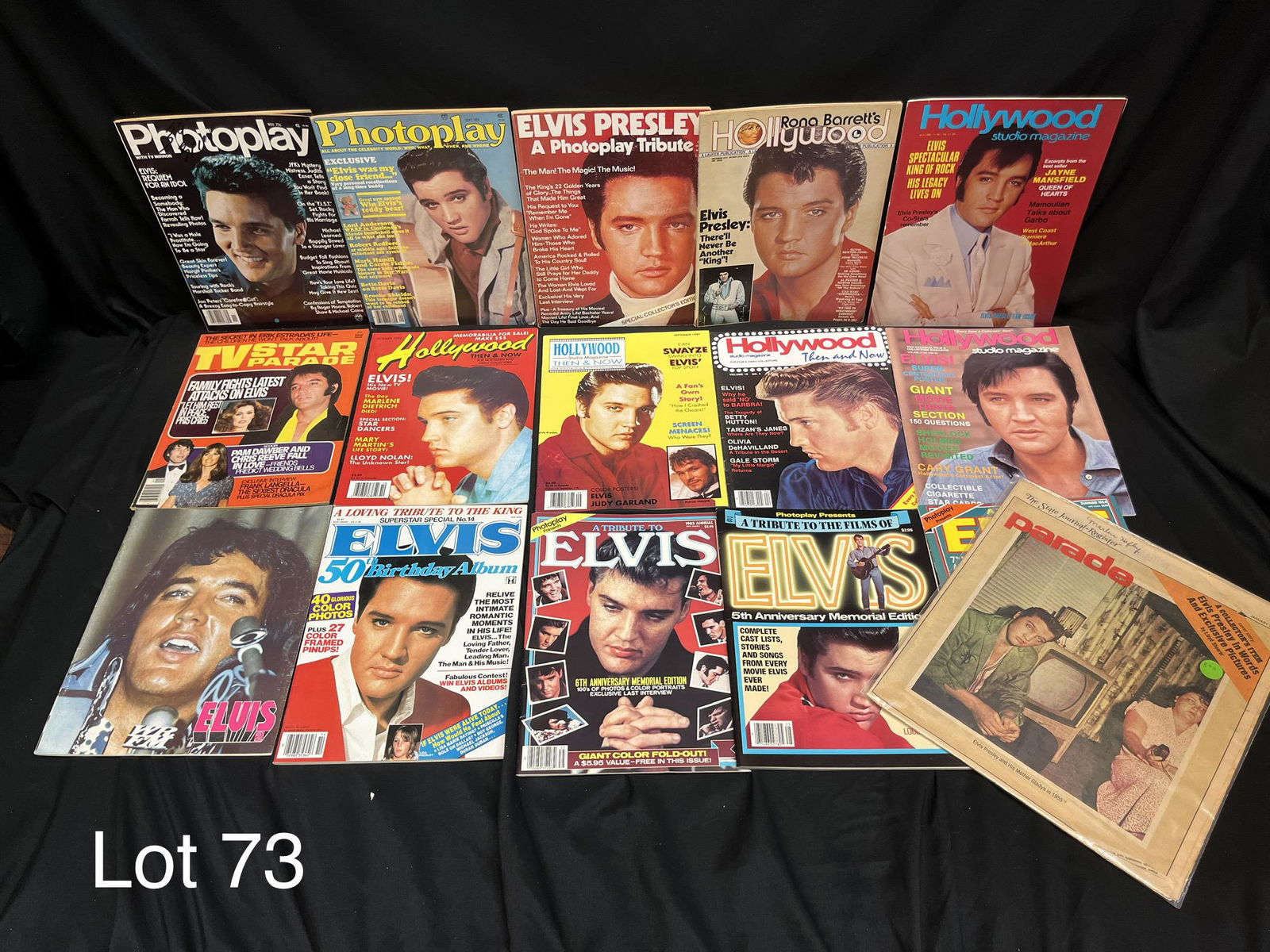 Large Collection of Celebrity Magazines from the 1970s/80s Featuring Elvis Presley (1 of 12)