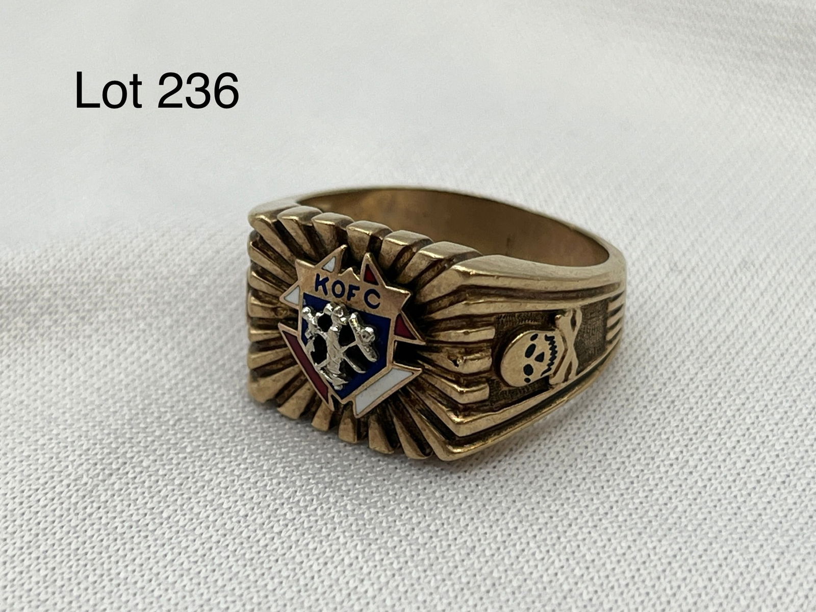 Antique knights sale of columbus rings