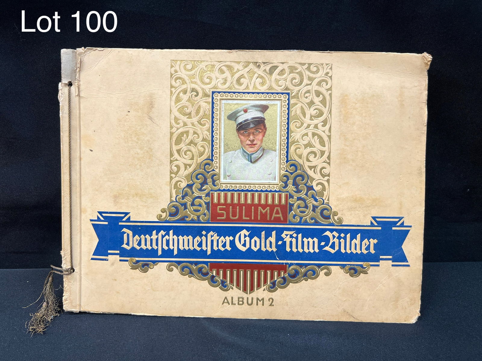 Vintage German Cigarette Card Binder Filled With Over 200 Cards of Early Hollywood Actors (1 of 15)