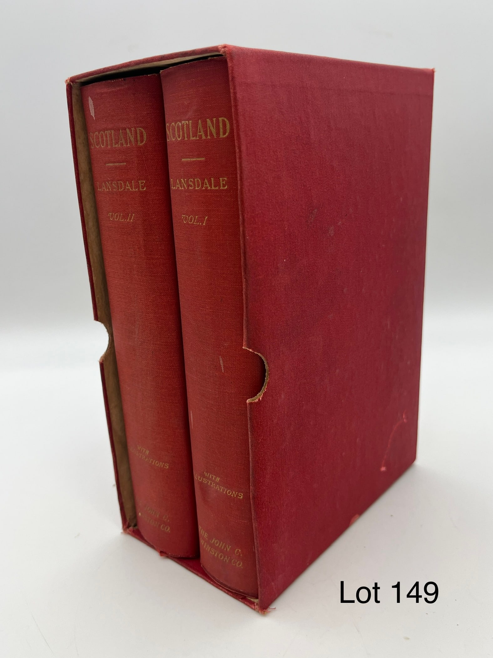 Two-Volume FIrst Edition "Scotland: Historic and Romantic" by Maria Hornor Lansdale (1 of 12)