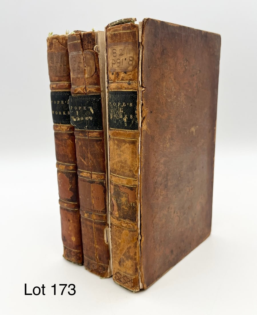 1812 The Works of Alexander Pope, in Verse and Prose, with Volumes V, VII, and VIII (1 of 11)