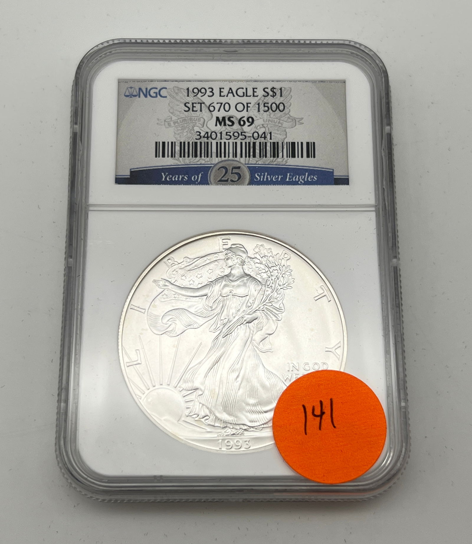 1993 American Silver Eagle (1 of 2)