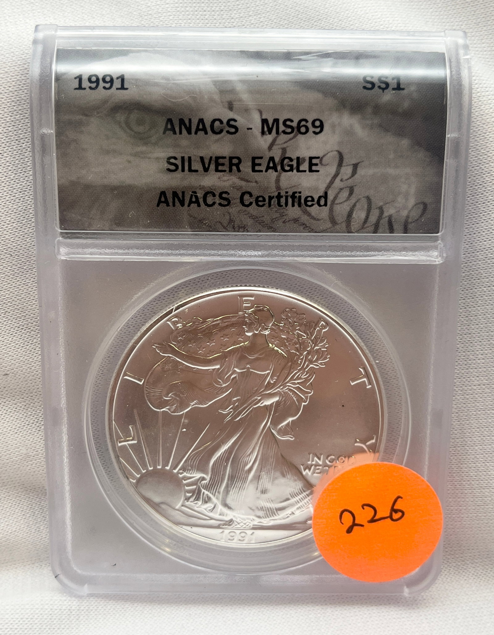 1991 American Silver Eagle (1 of 2)