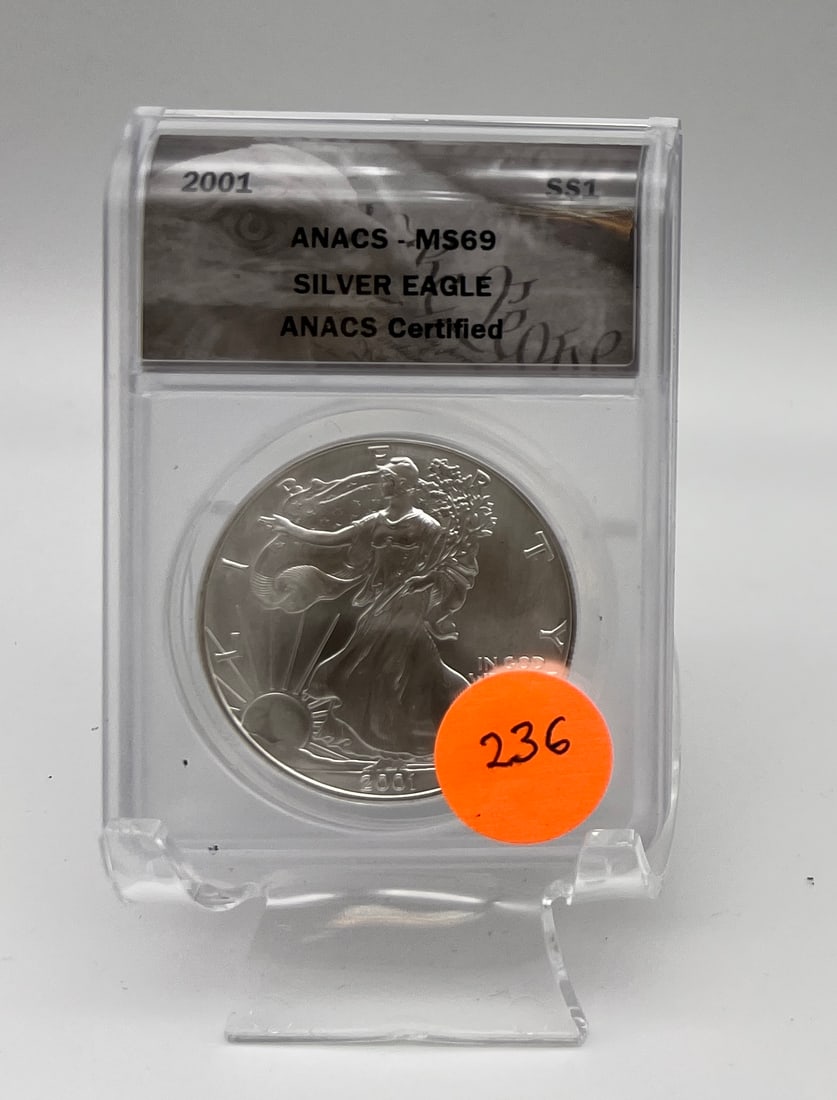 2001 American Silver Eagle (1 of 2)