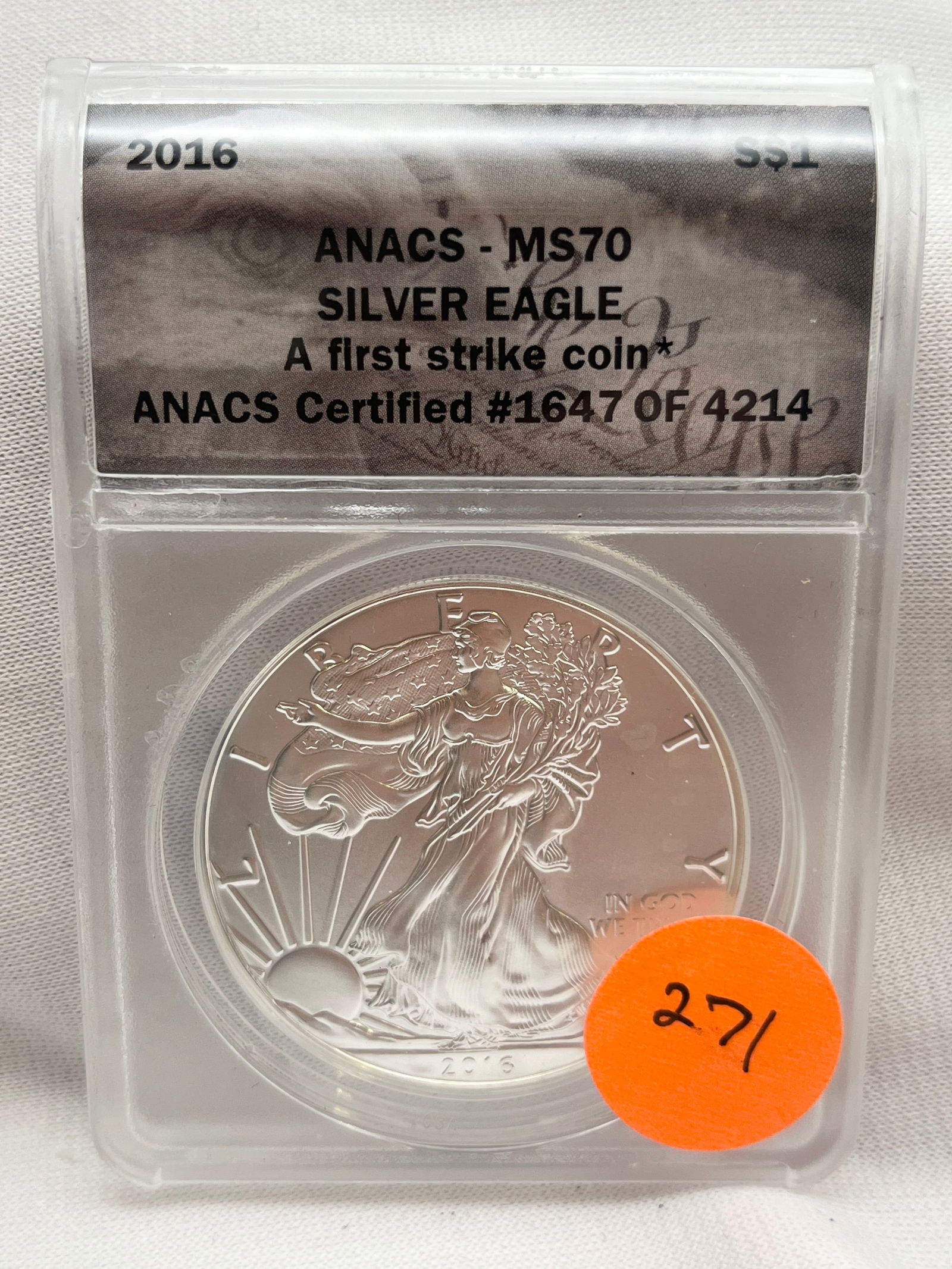 2016 American Silver Eagle (1 of 2)