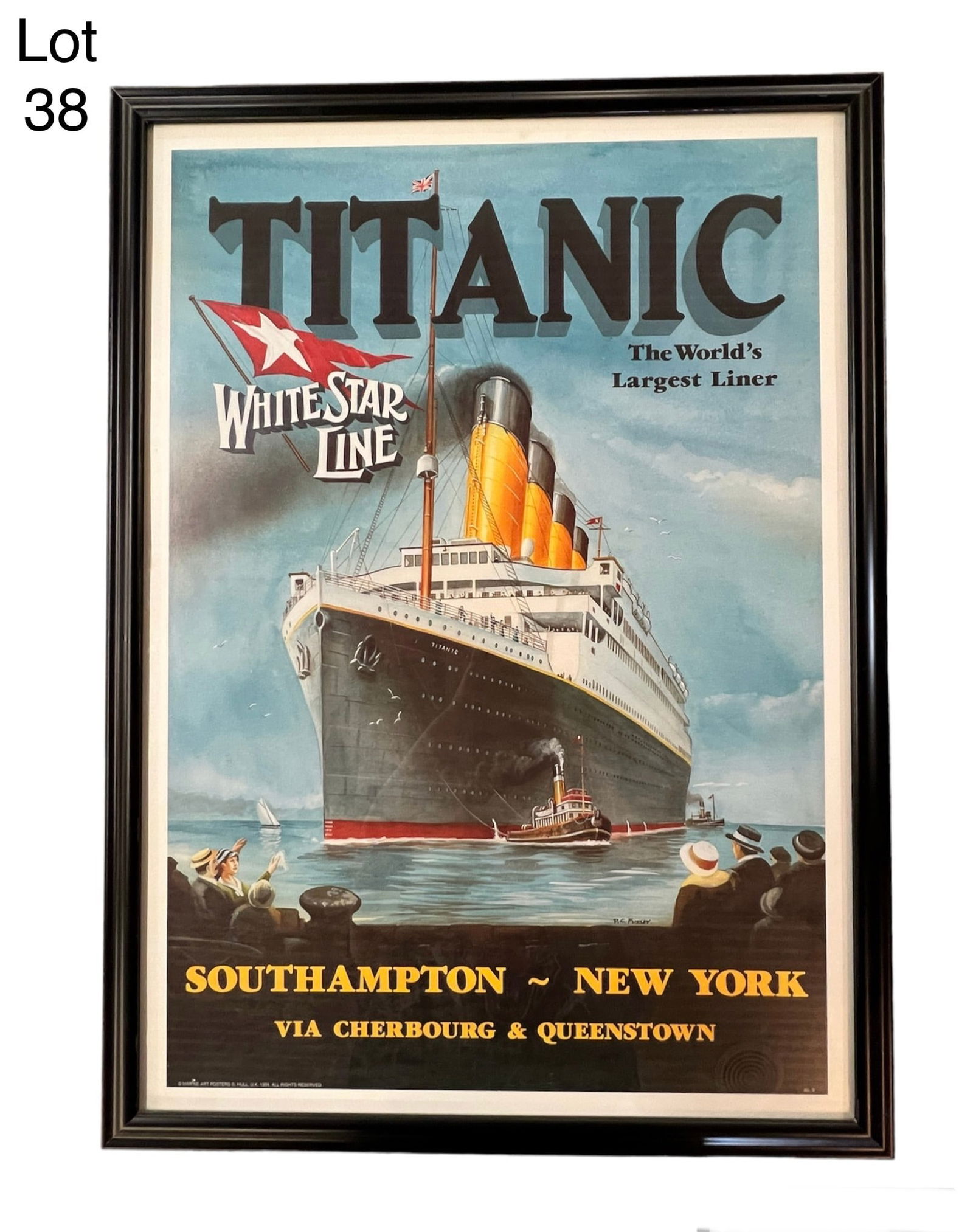 Titanic White Star Line Advertisement Poster (1 of 5)