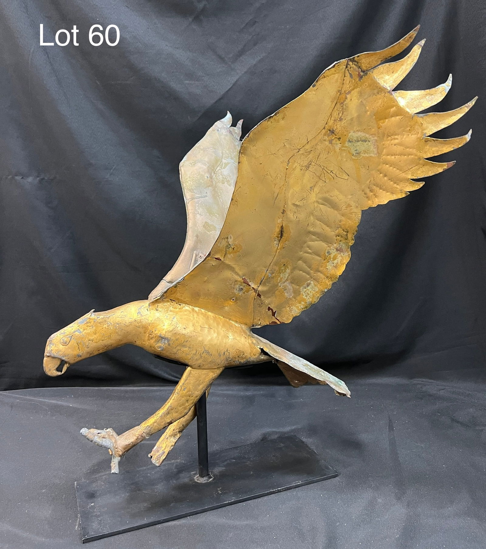 Rare Gilt Parrot Weathervane (1 of 8)