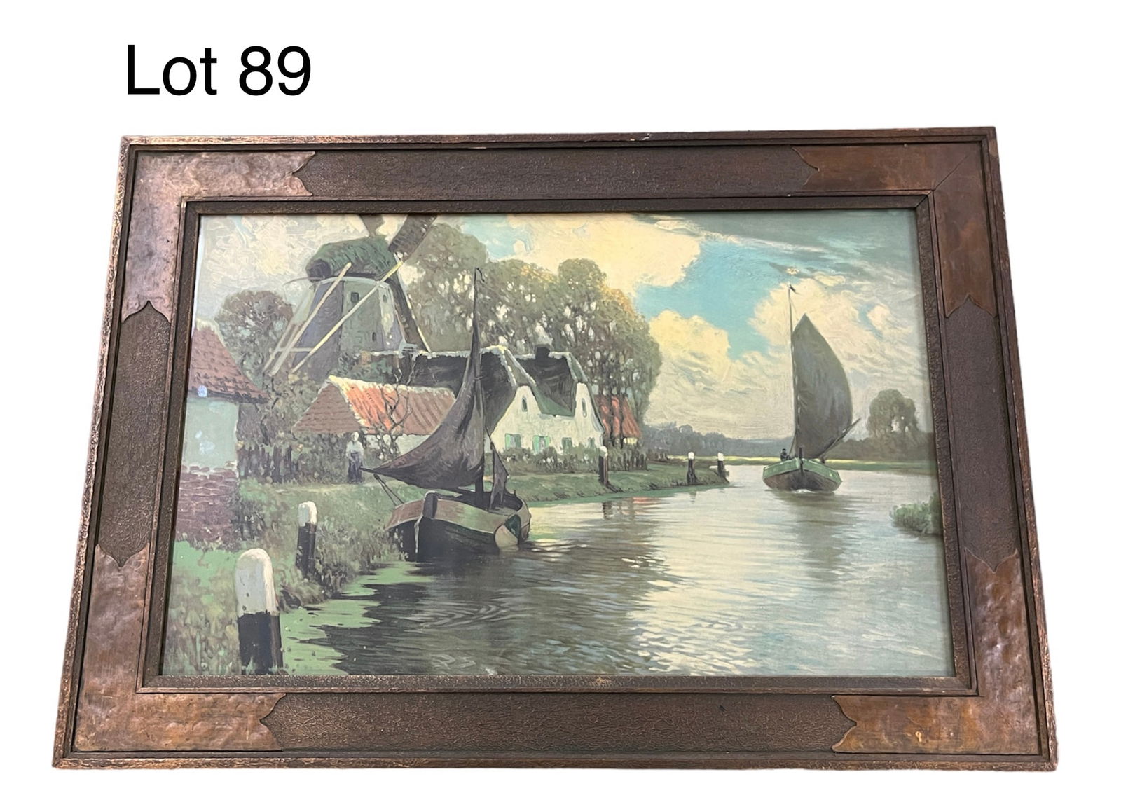 Vintage Print of a River Scene by George Ames Aldrich (1872-1941) (1 of 8)