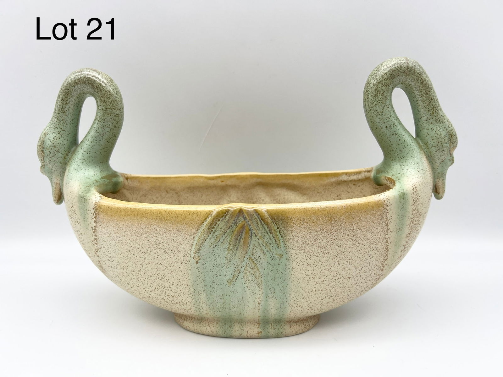 1930s Weller Pottery Patricia Goose Planter Bowl (1 of 7)