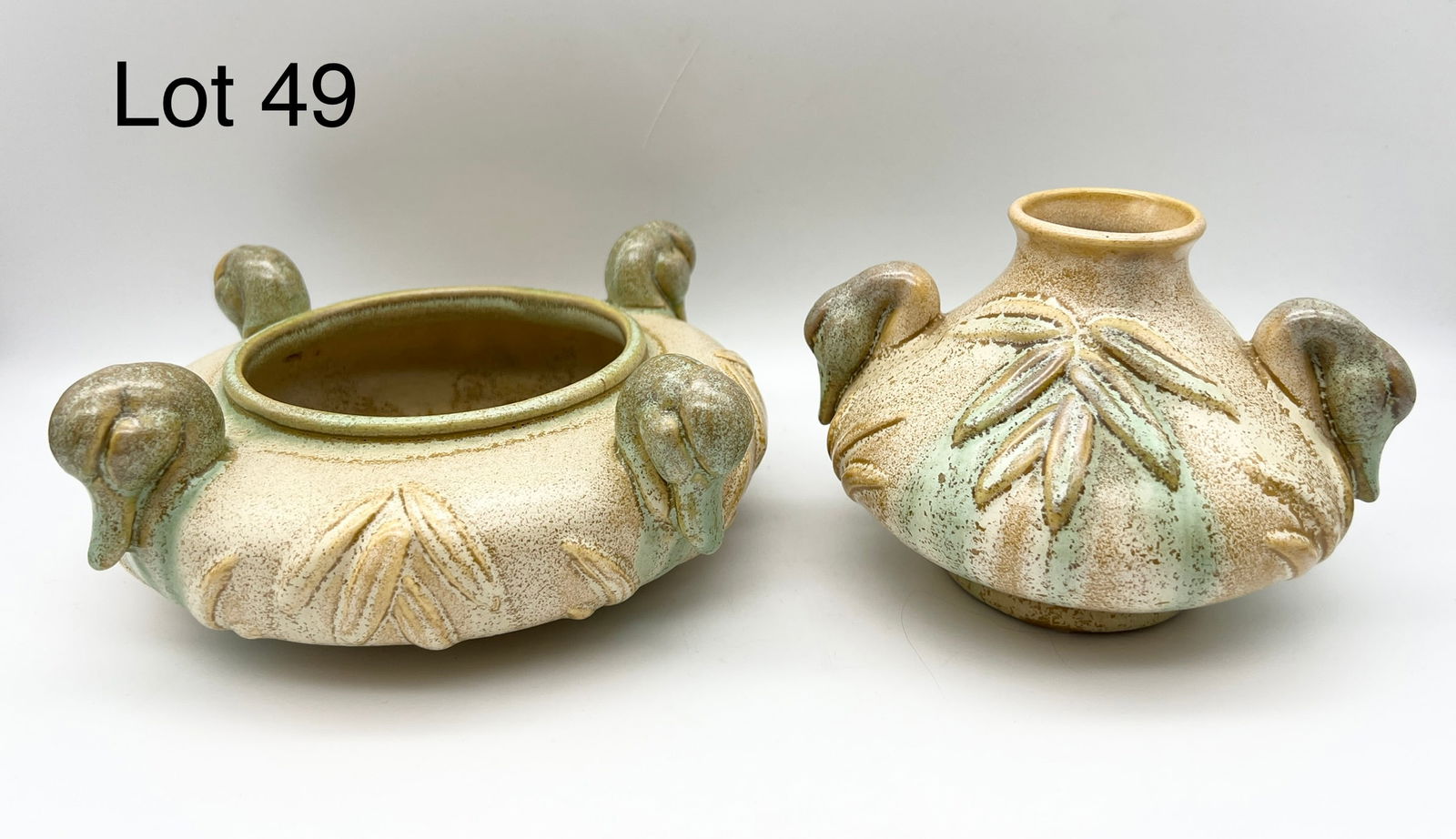 1930s Weller Pottery Patricia Figural Duck Lot (1 of 11)