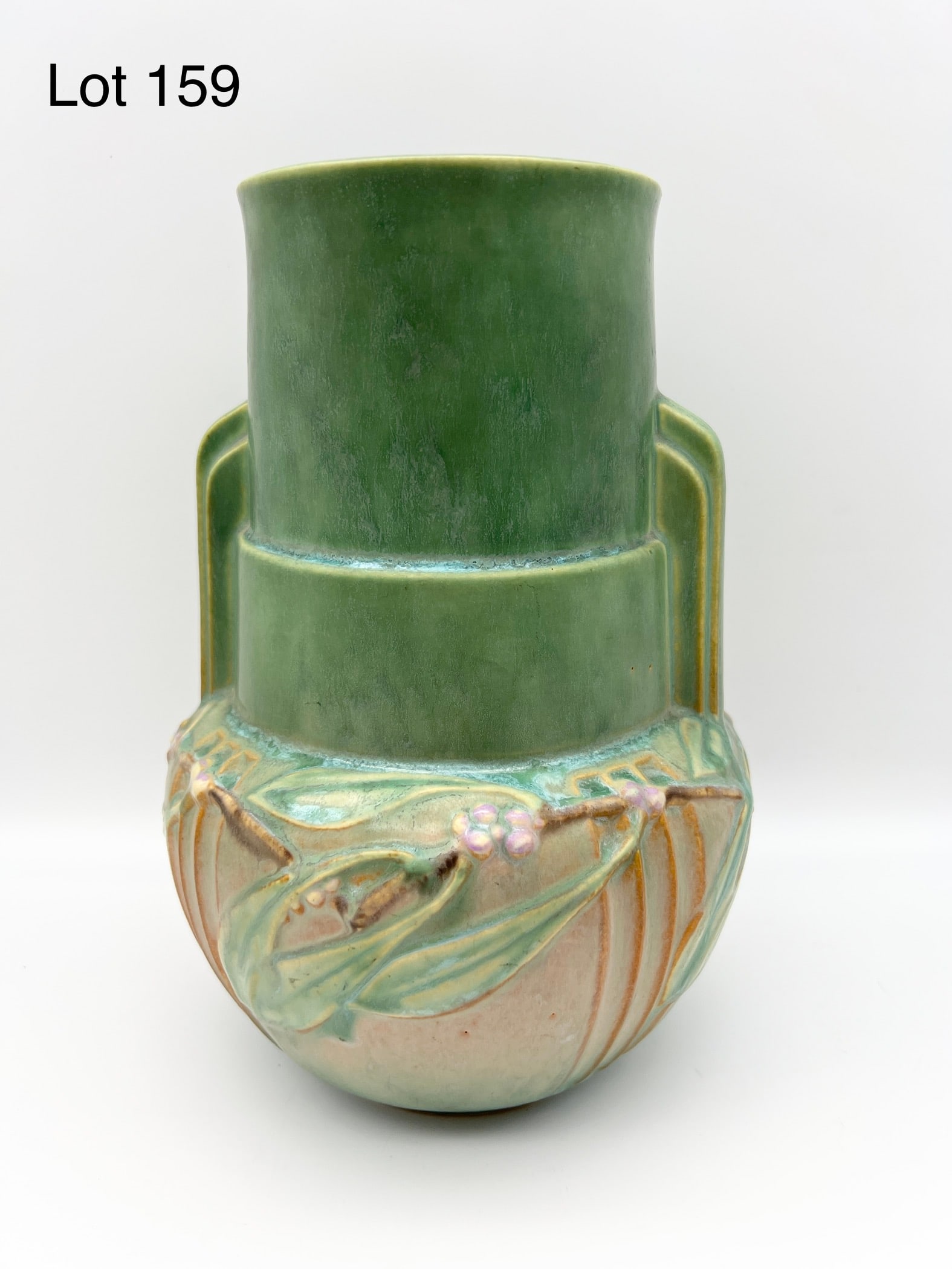 Vintage Roseville Pottery Green Laurel Vase #274 (1 of 7)