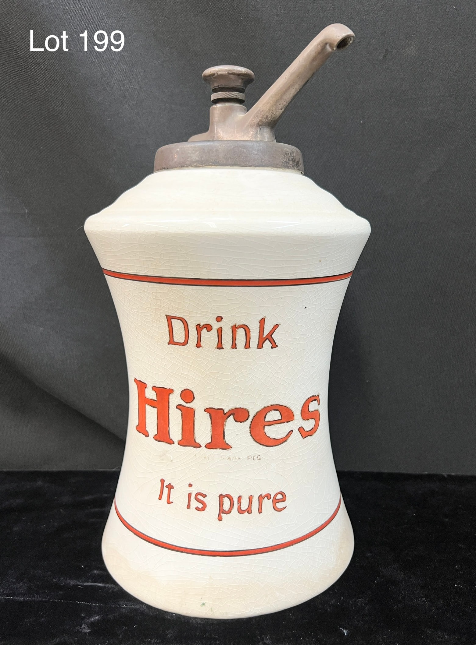 Antique "Drink Hires" Root Beer Dispenser (1 of 9)