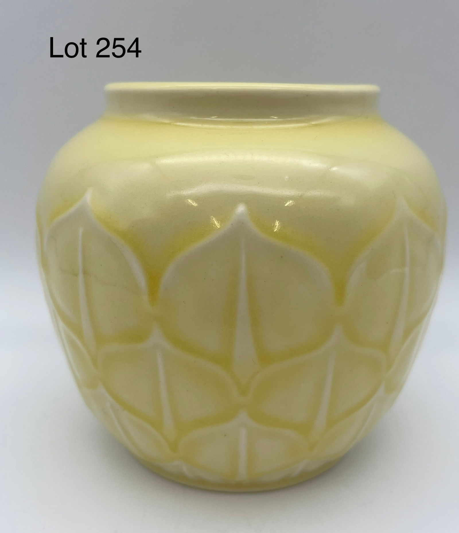 1935 Rookwood Yellow Vase #6473 (1 of 6)