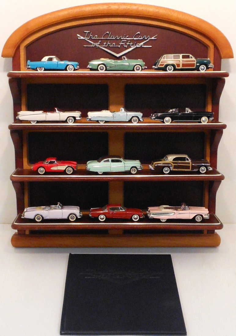 Franklin Mint Classic Cars of the Fifties with Display