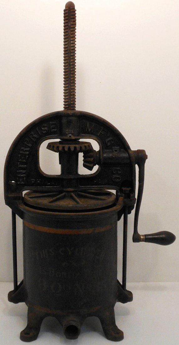 Enterprise 8 Qt. Sausage Stuffer Lard Wine Fruit Press Sep 05, 2012