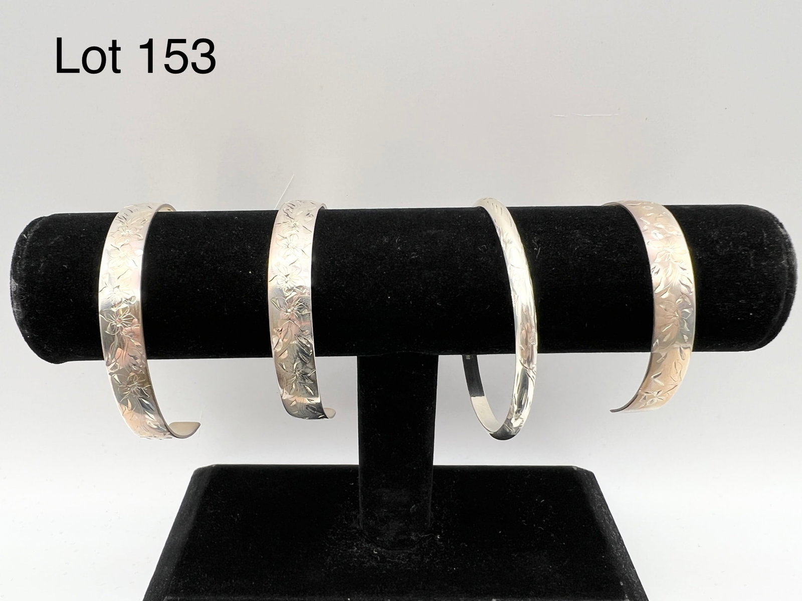 Lot of Sterling Silver Engraved Bracelets (1 of 8)