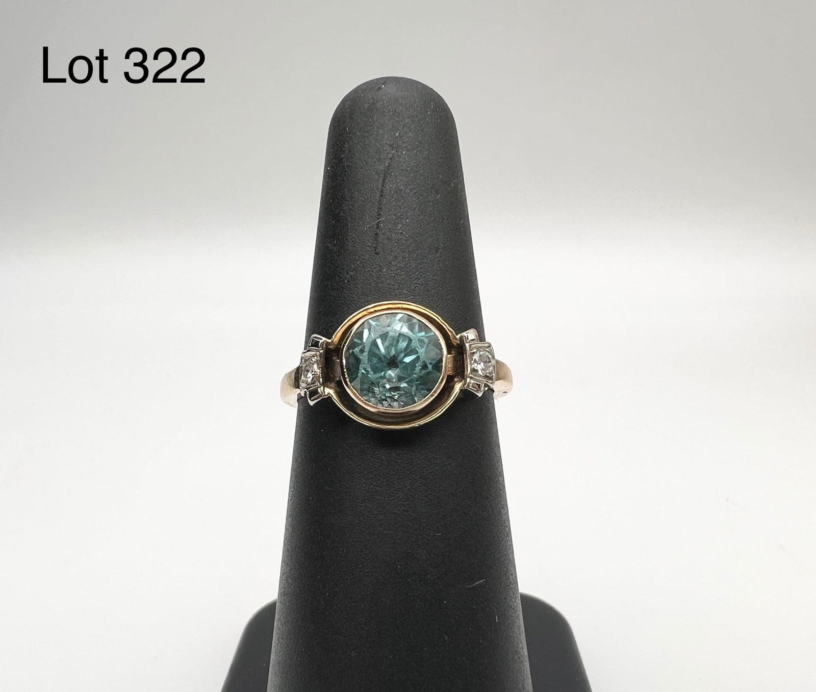 14K Gold Blue Alexandrite Ring (1 of 5)