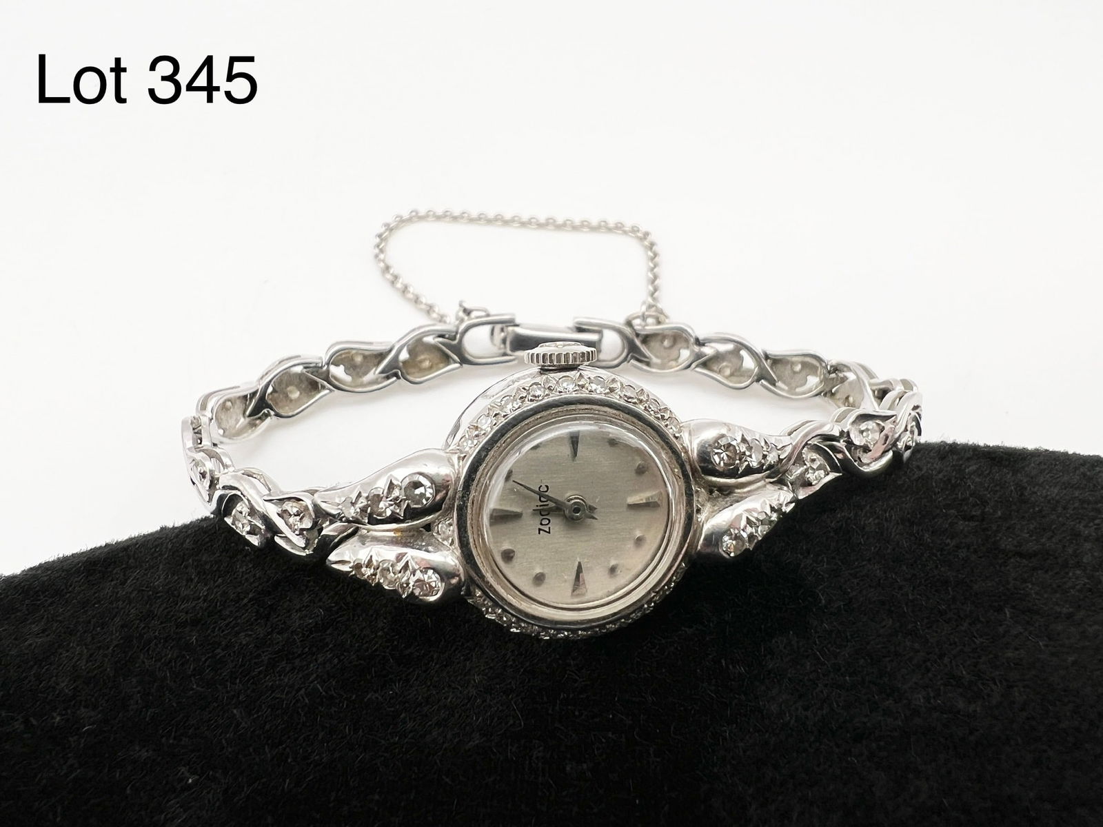 Platinum Diamond Ladies Wrist Watch by Zodiac (1 of 5)