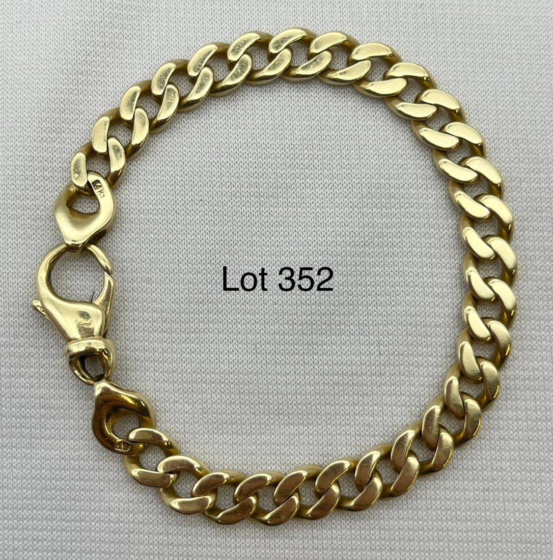14K Yellow Gold Link Chain Bracelet (1 of 5)